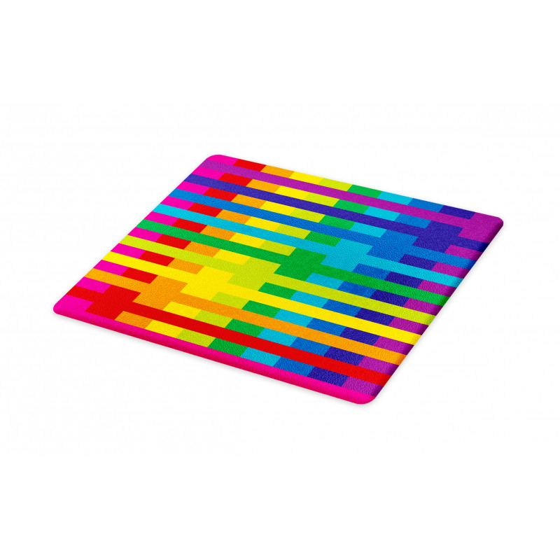 Vibrant Tones Multicolored Cutting Board