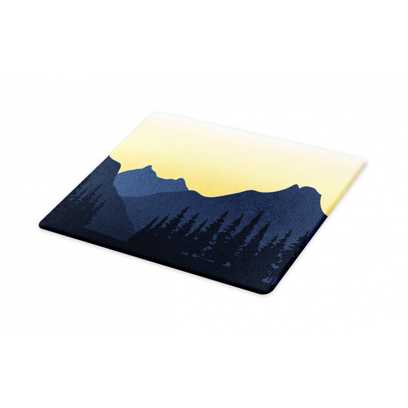 Mountainous Landscape Scene Cutting Board