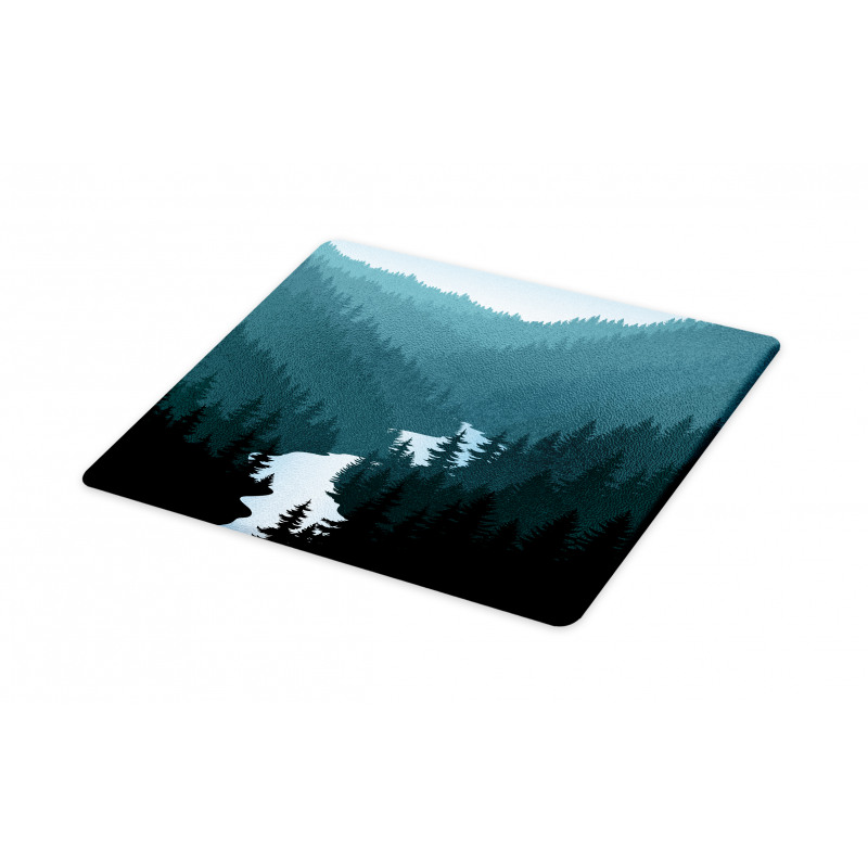 Mountains Forest and River Cutting Board