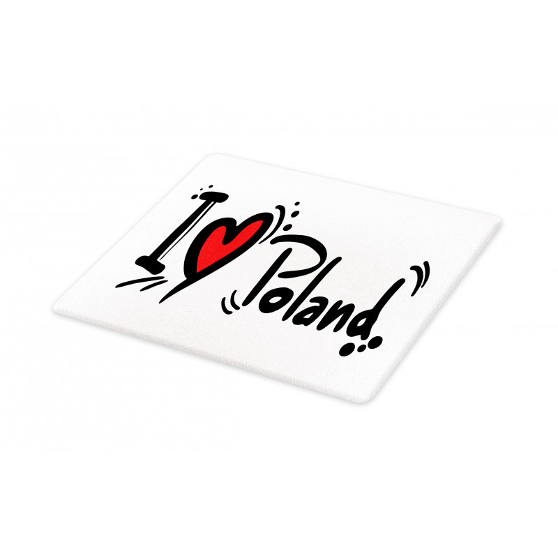 Proud Polish Bold Texting Cutting Board