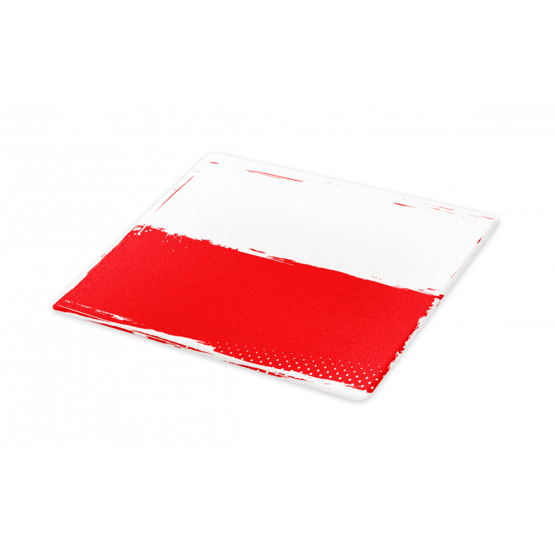 Grunge Flag Illustration Cutting Board