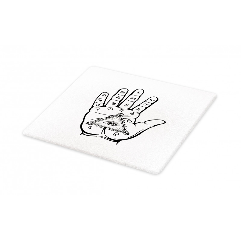 Psychic Hand Magic Eye Cutting Board