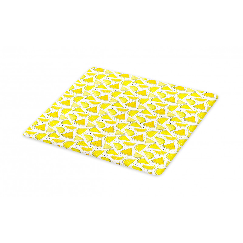 Yellow Color Palette Slices Cutting Board