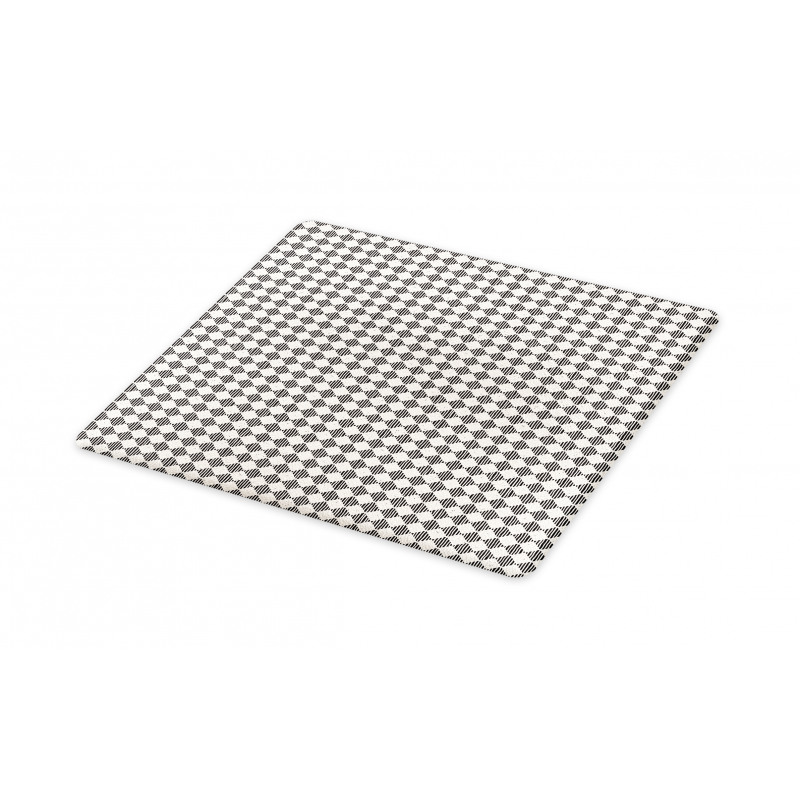 Grunge Striped Rhombuses Cutting Board