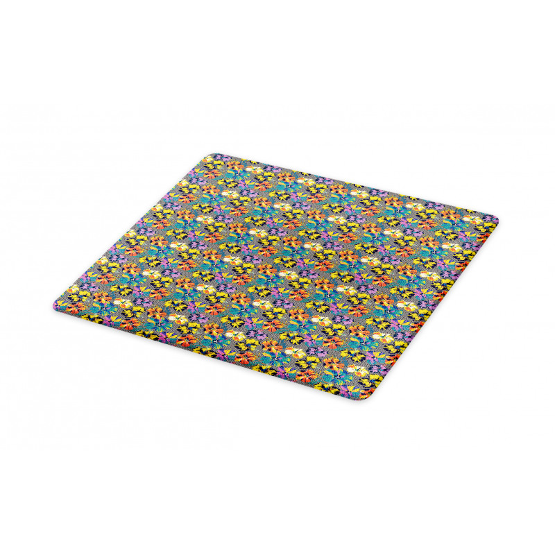 Geometric Hibiscus Aloha Cutting Board