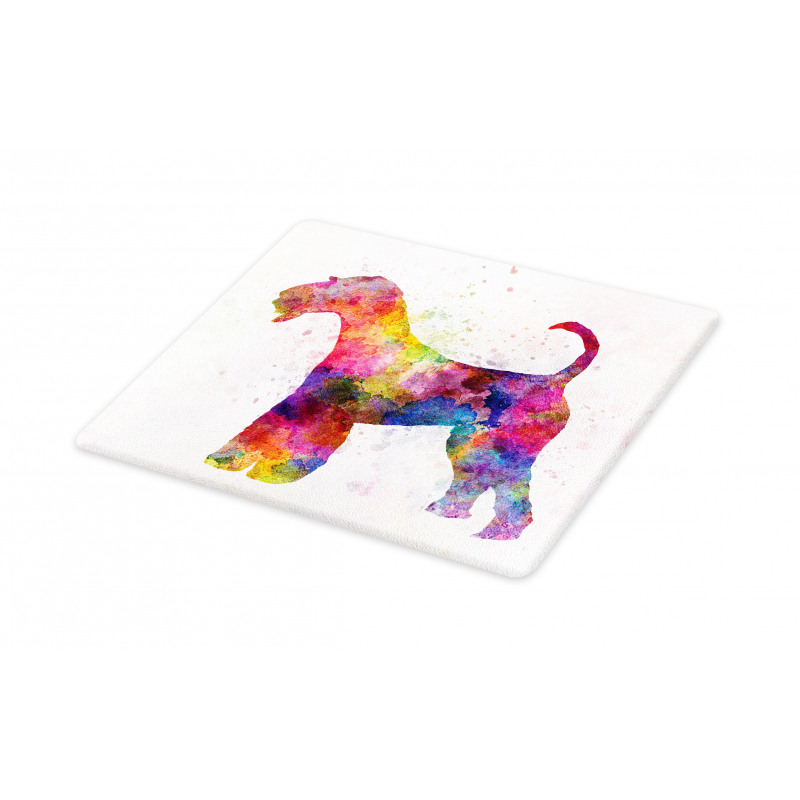 Funny Watercolor Terrier Cutting Board