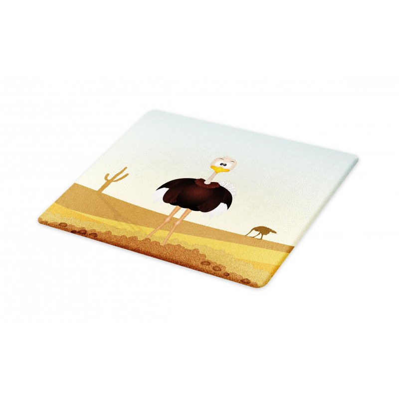 Front Portrait Desert Area Cutting Board