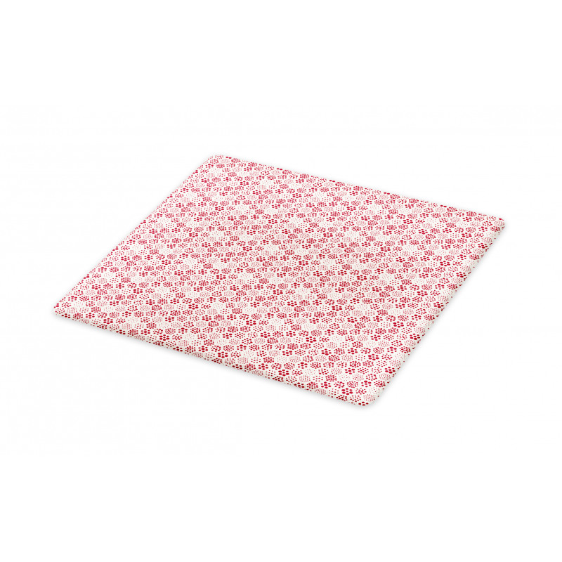 Dotted Hexagon Shapes Cutting Board