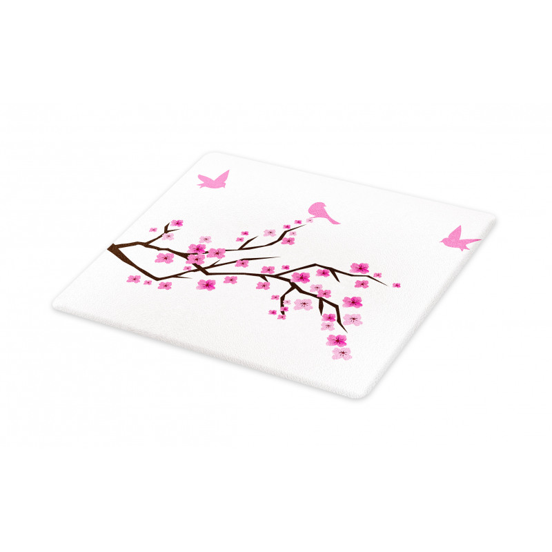 Japanese Cherry Blossoms Art Cutting Board