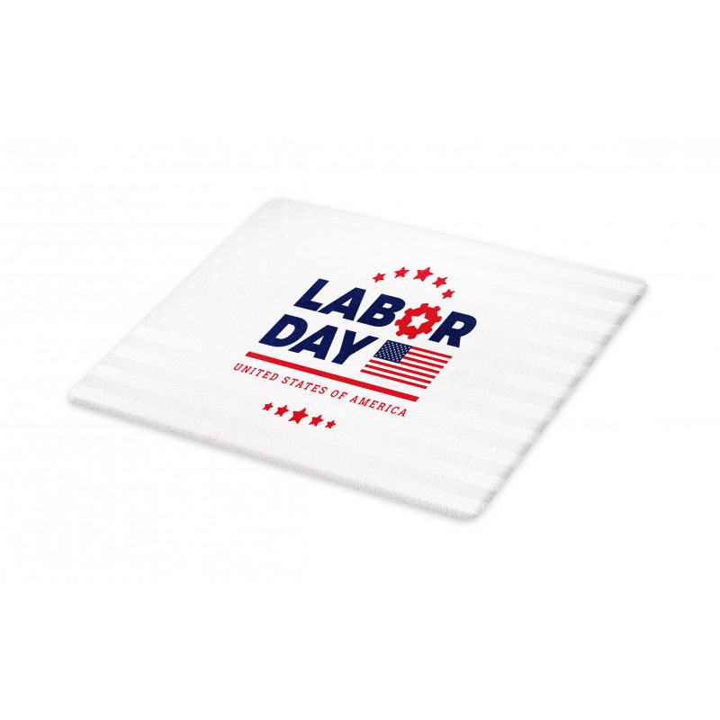 Calligraphic Flag Design Cutting Board