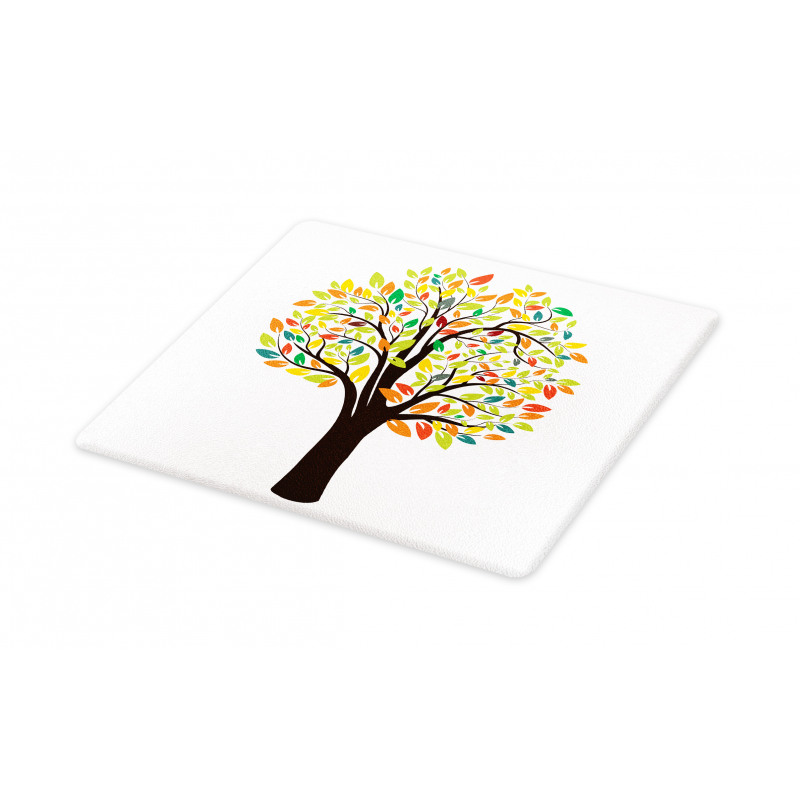 Autumnal Leaves Forest Flora Cutting Board