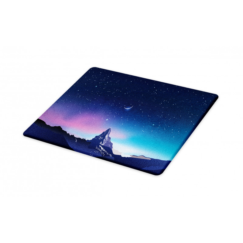 Aurora Borealis Mountain Cutting Board