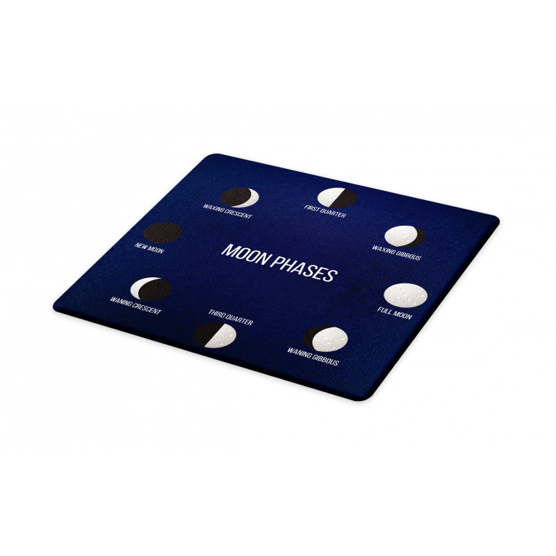 Crescent Phase Astronomy Cutting Board