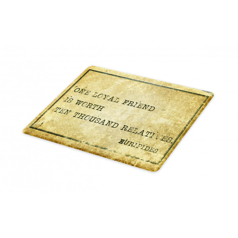 Euripides Sayings Art Cutting Board