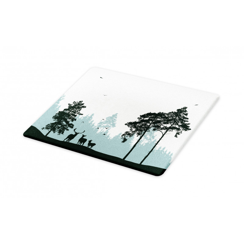 Forest Silhouette Art Cutting Board