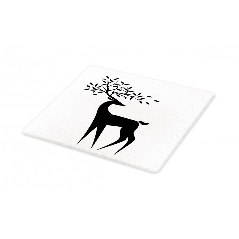 Abstract Reindeer Leaf Cutting Board