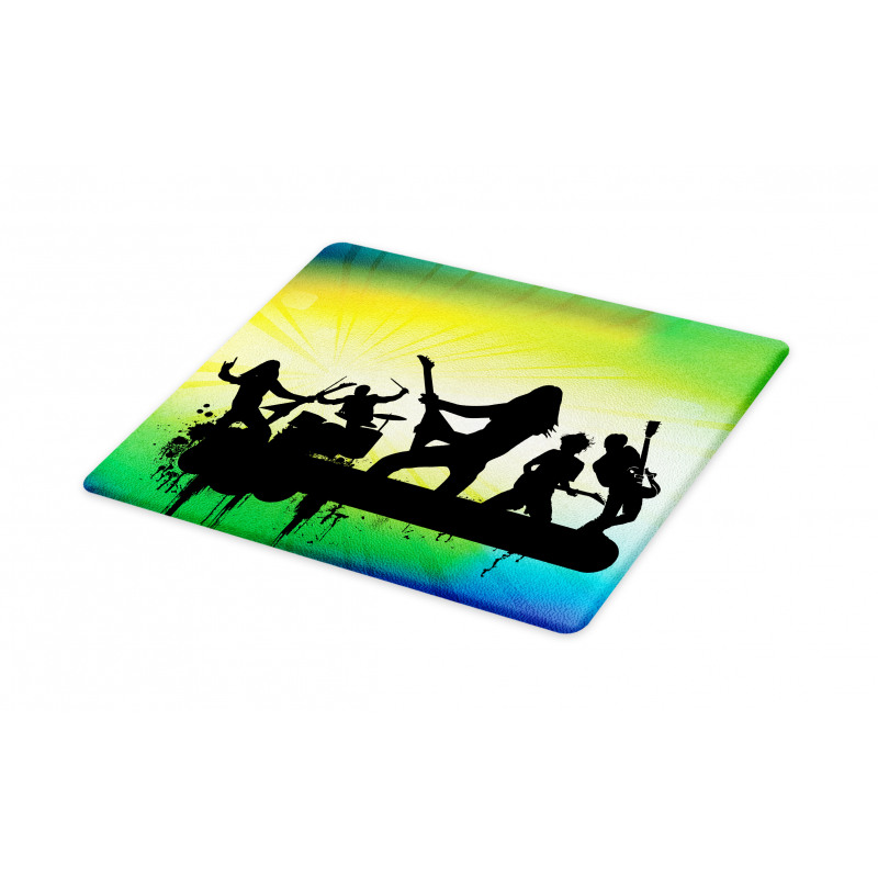 Energetic Rock Band Cutting Board