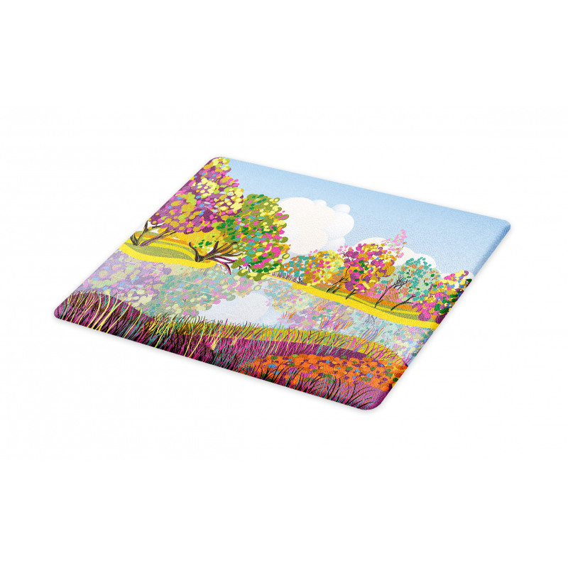 Vibrant Botany River Cutting Board