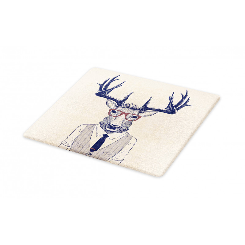 Humanized Manly Deer Art Cutting Board