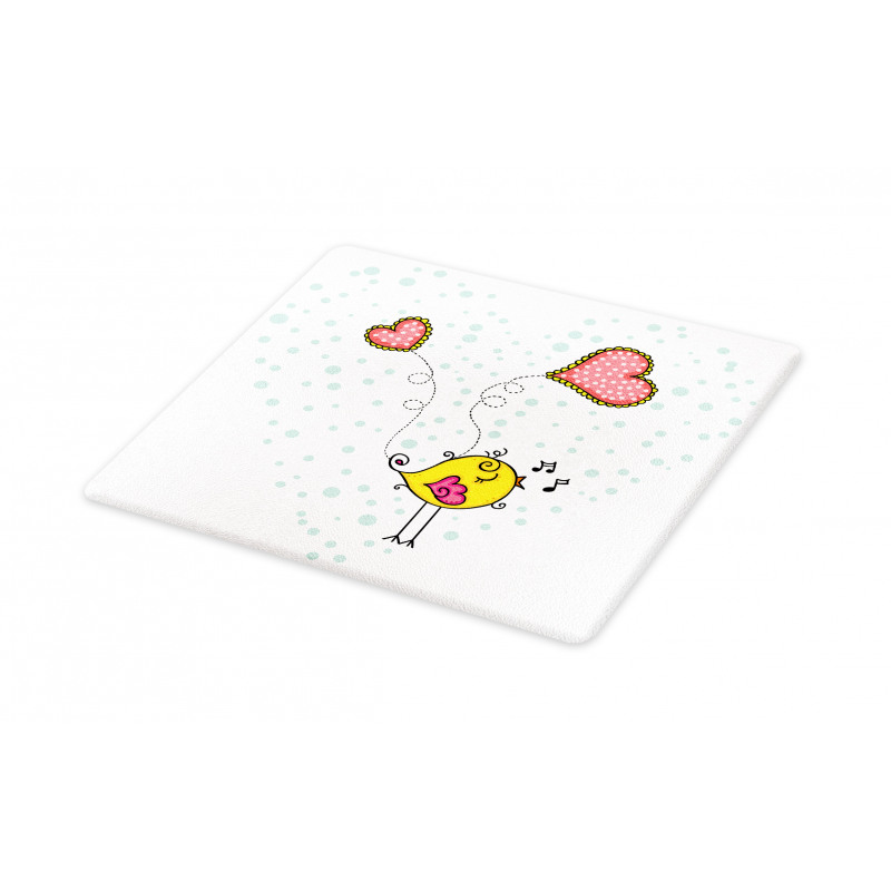 Love Bird Heart Cutting Board