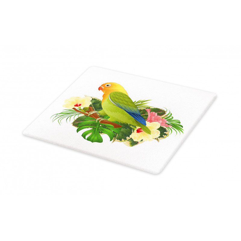 Exotic Agapornis Parrot Cutting Board