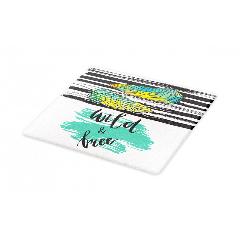 Wild and Free Art Cutting Board