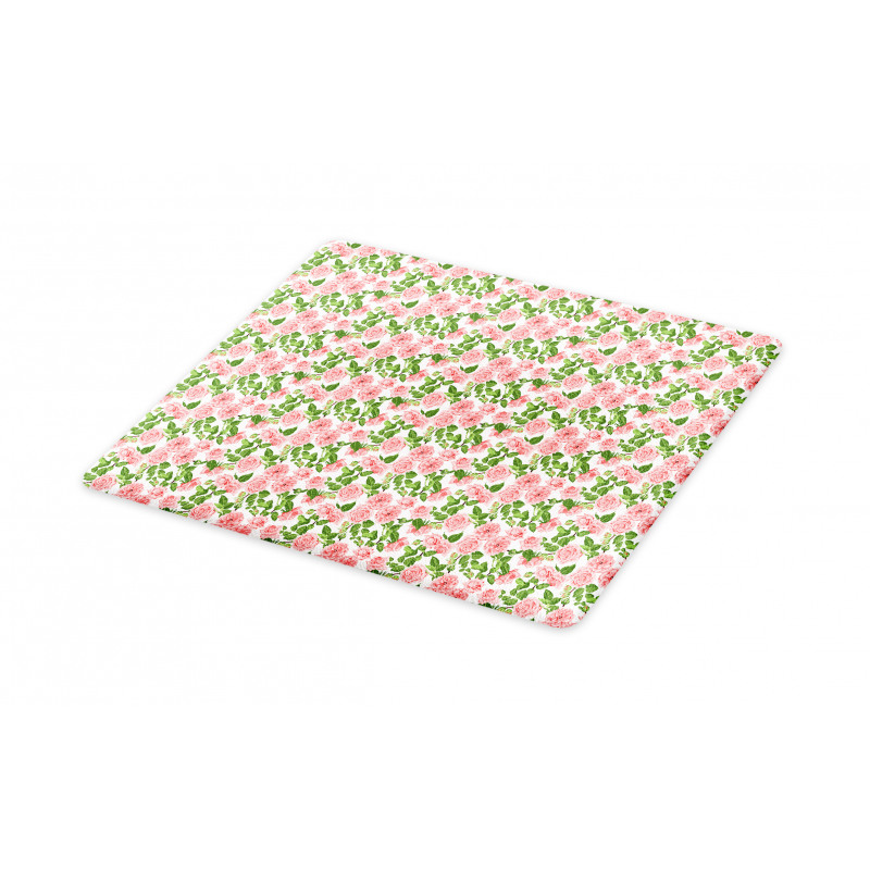 Pink Vintage Vintage Flower Cutting Board