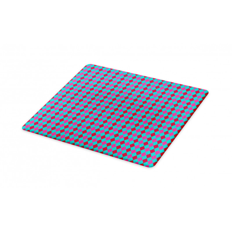 Cheerful Argyle Cutting Board