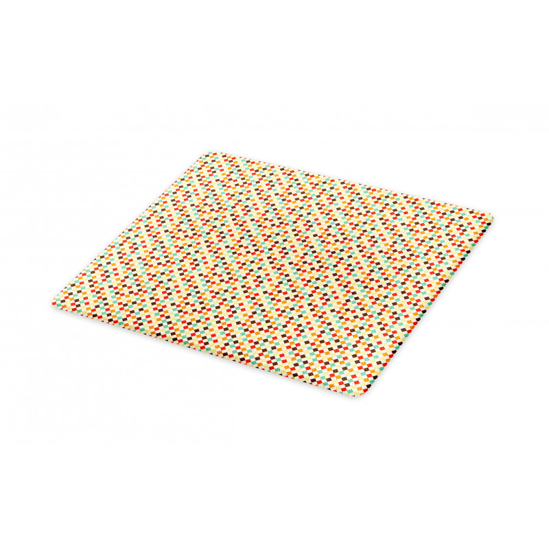 Colorful Argyle Cutting Board