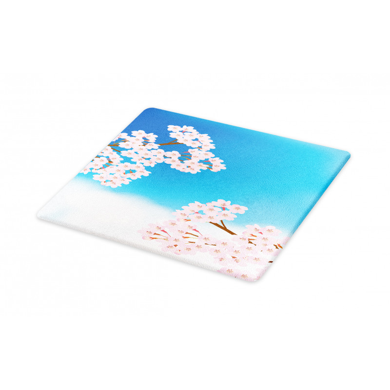 Cherry Blossom Sky Cutting Board