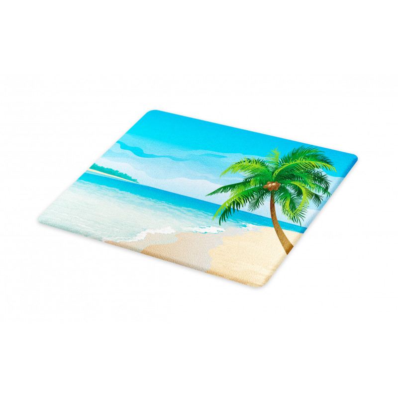 Palm Tree Calm Ocean Cutting Board