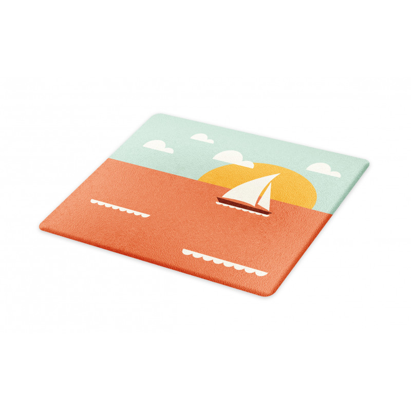 Sailboat Dawning Sun Cutting Board