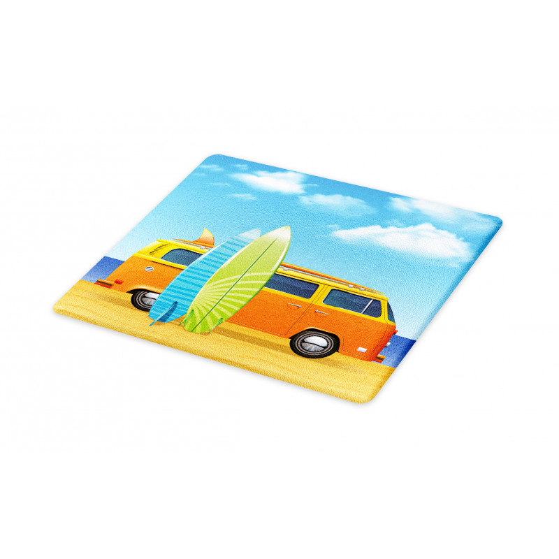 Happy Camper Van Surf Cutting Board