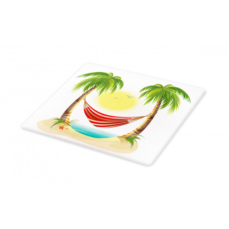 Hammock Between Palms Cutting Board