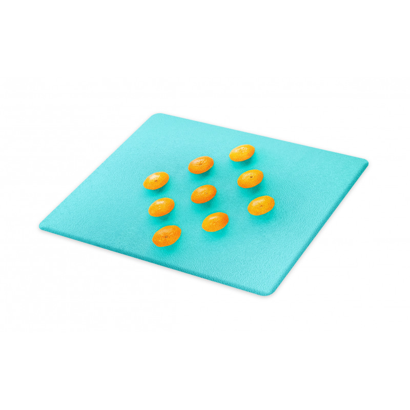 Modern Tangerine Art Cutting Board