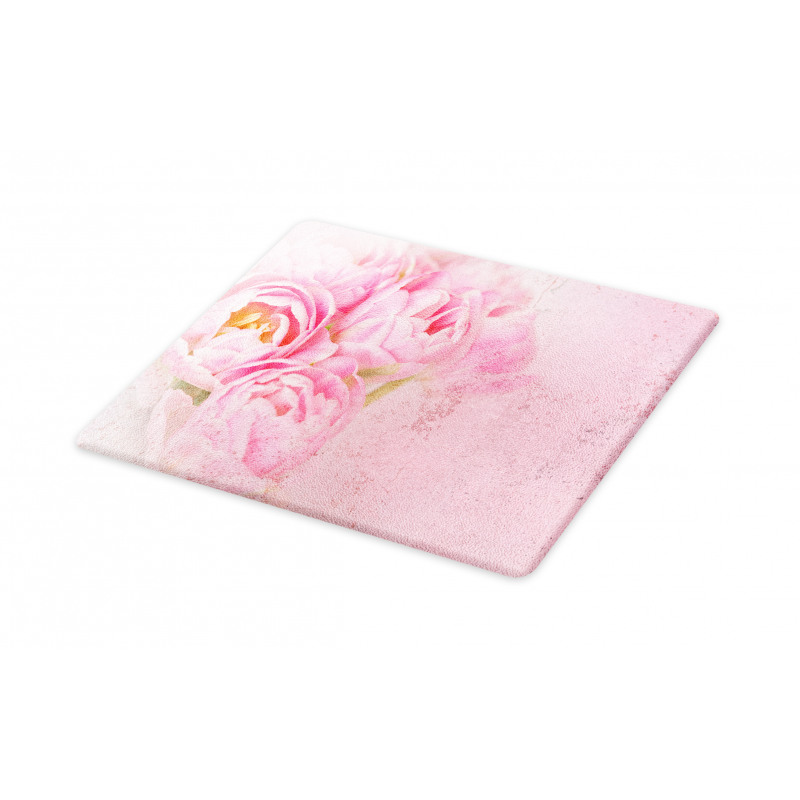 Grungy Tilt Flowers Cutting Board