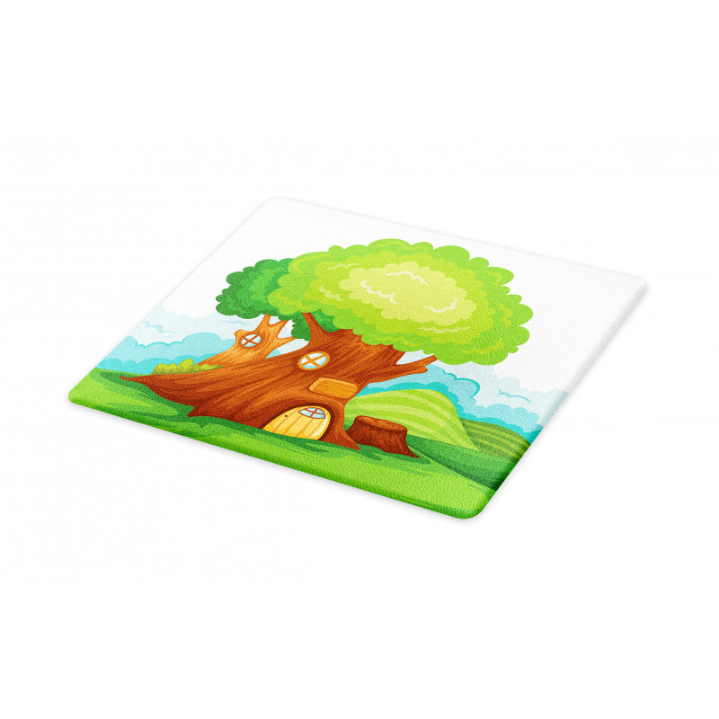 Cartoon Fantasy Home Cutting Board