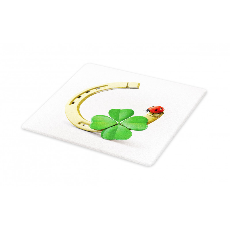 Horseshoe Ladybug Shamrock Cutting Board