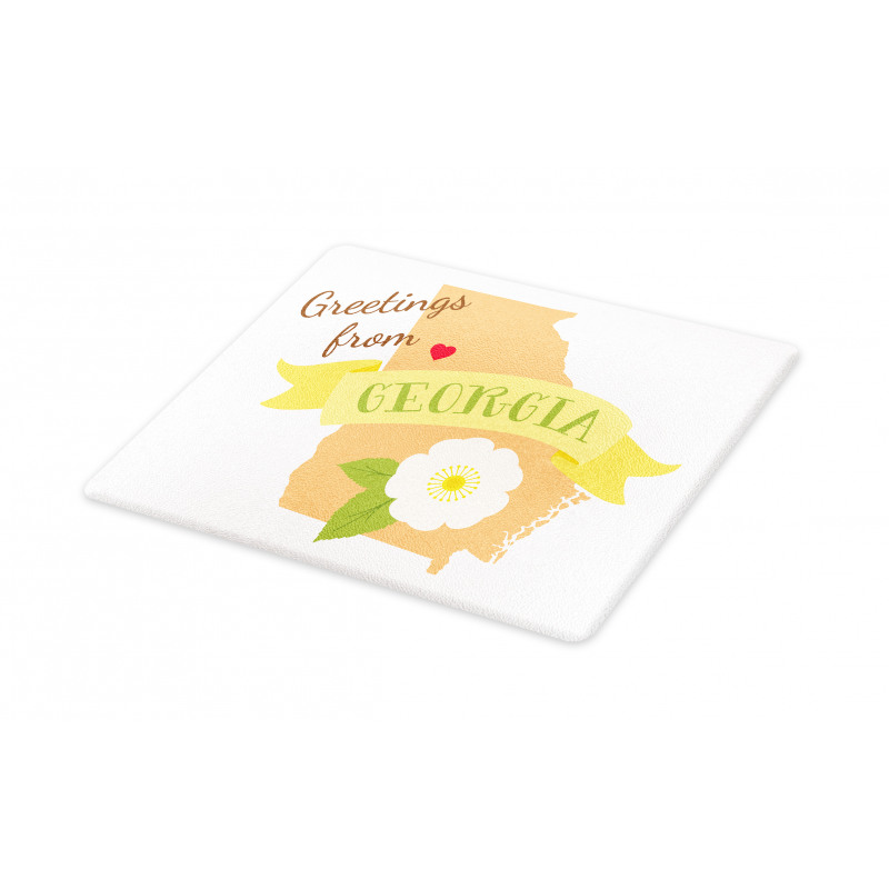 Greetings State Design Cutting Board