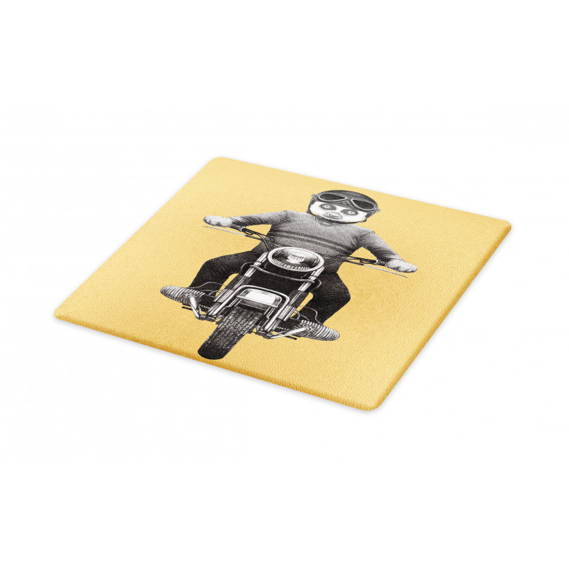 Tropical Monkey Scooter Art Cutting Board