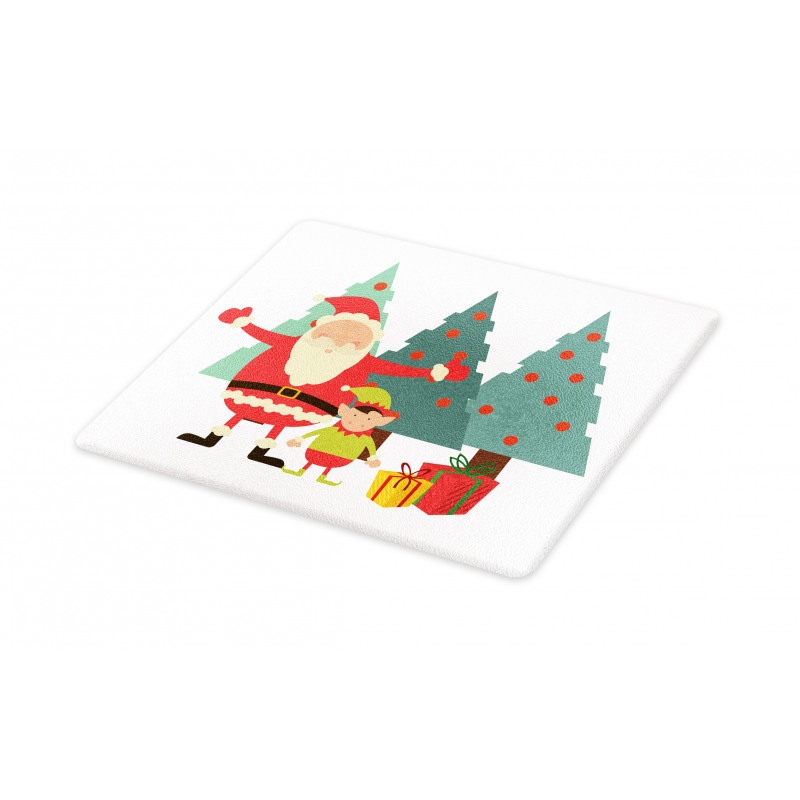 Santa Claus Little Man Presents Cutting Board