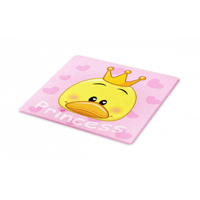 Princess Duck with Tiara Cutting Board