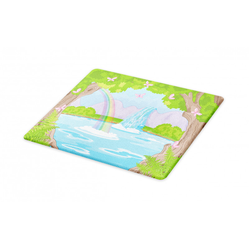 Rainbow Butterflies Cutting Board