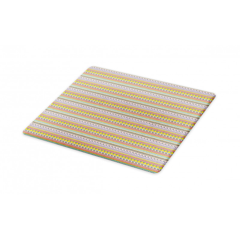 Horizontal Ornamental Lines Cutting Board