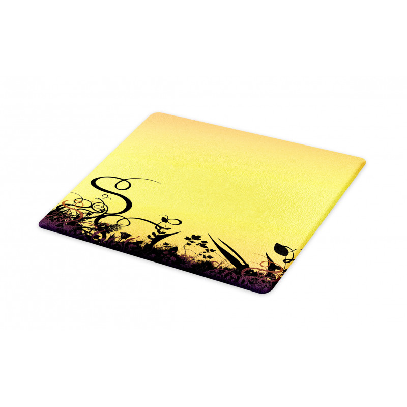 Ombre Sunset Botany Cutting Board