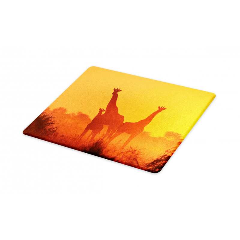 Sunset with Animals Cutting Board