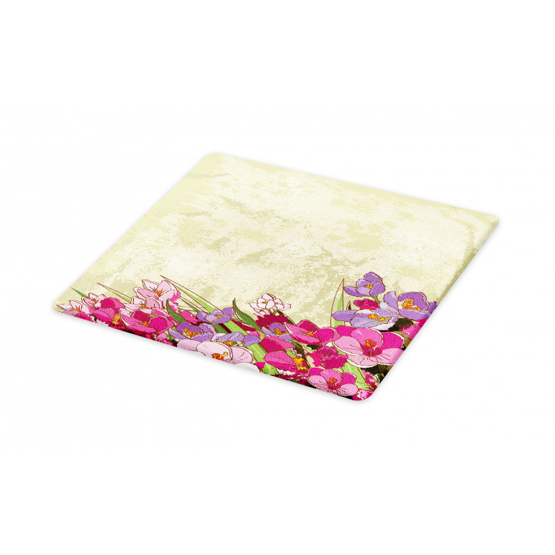 Flora Grunge Theme Cutting Board