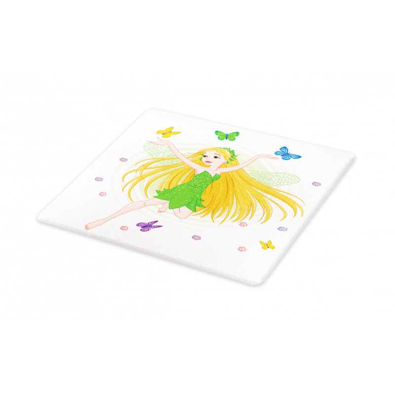 Spring Fairy Butterflies Cutting Board