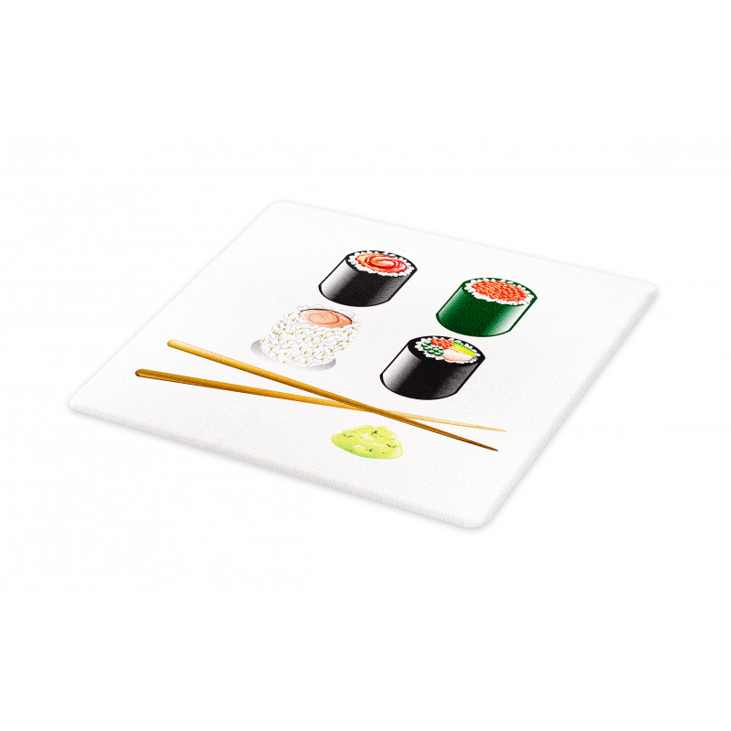 Japan Sushi and Chopsticks Cutting Board