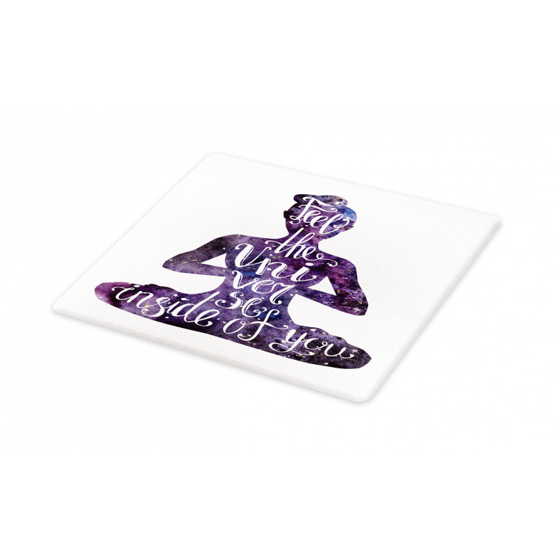 Fell the Universe Text Yoga Cutting Board